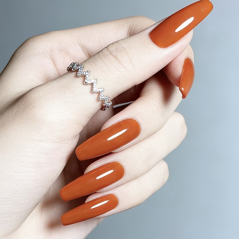 Caramel Orange Nail Strengthen - Nail Art Orange ulasan dan harga