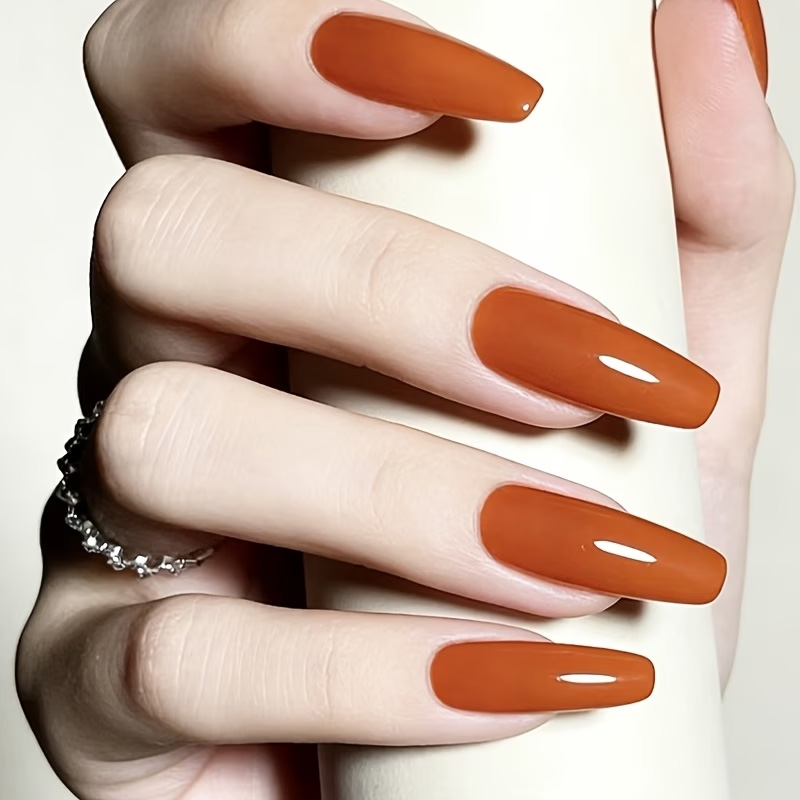 Caramel Orange Nail Strengthen - Nail Art Orange ulasan dan harga