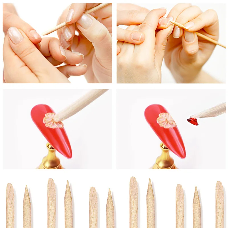 Nail Cuticle Pusher Orange Woo - Nail Art Orange ulasan dan harga