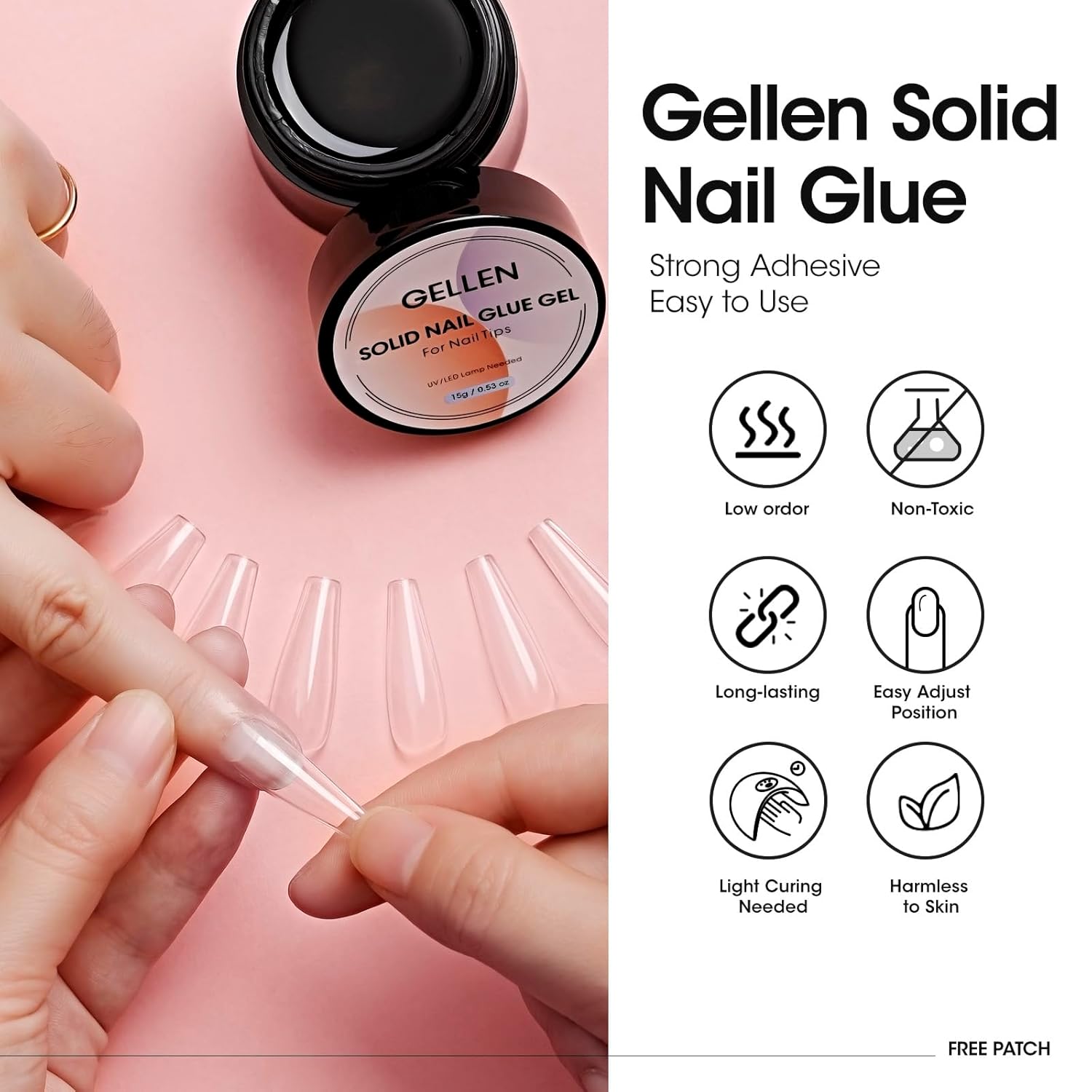GELLEN Nail Solid Glue Builder - Nail Art Ombre ulasan dan harga