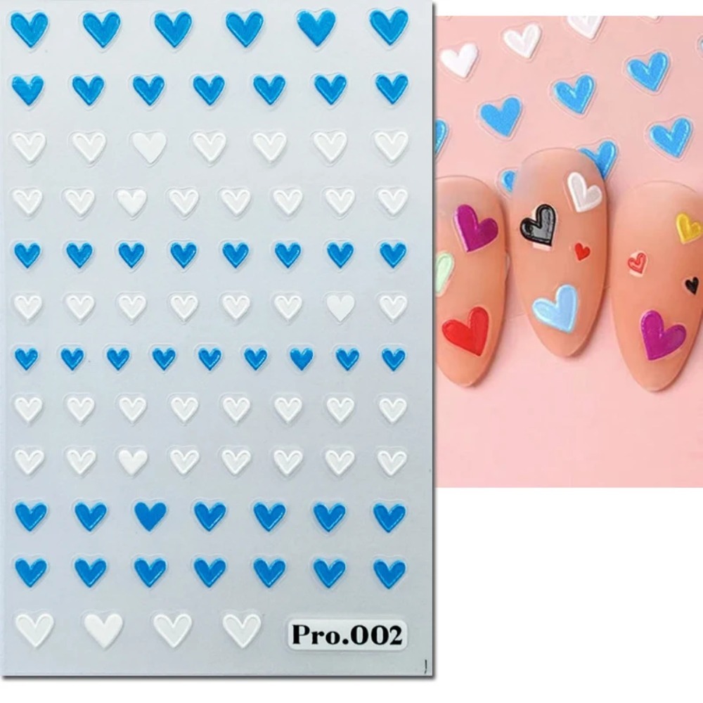 5d Embossed Nail Art Stickers  - Nail Art Valentines Day ulasan dan harga