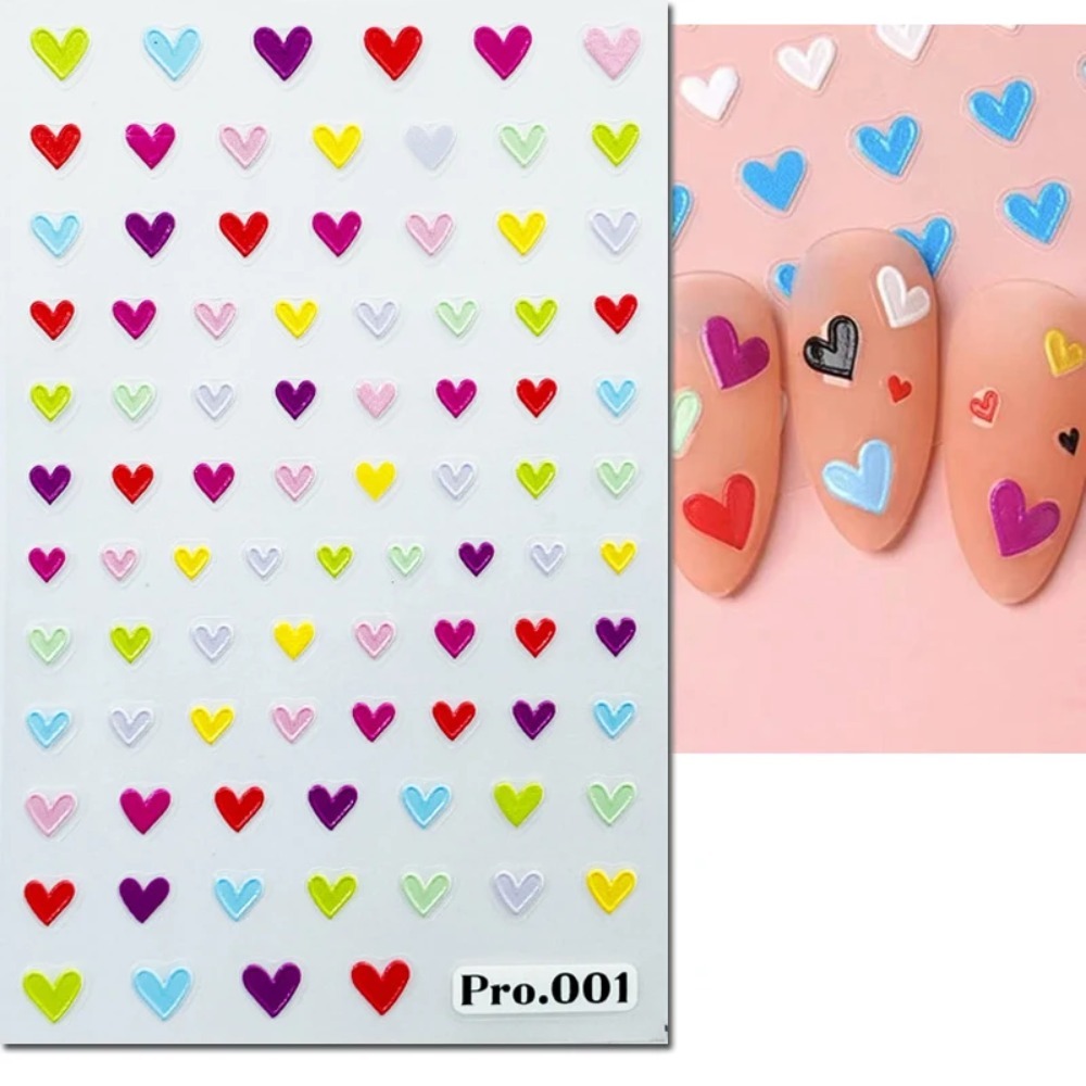 5d Embossed Nail Art Stickers  - Nail Art Valentines Day ulasan dan harga