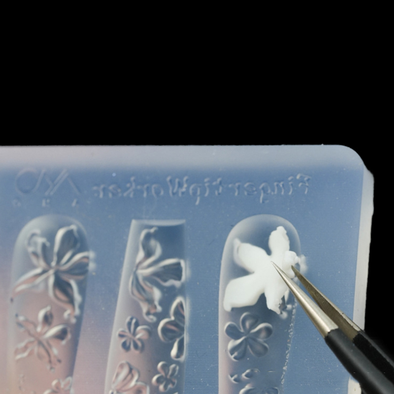 New Nail Silicone Mold Relief  - Nail Art Orange ulasan dan harga