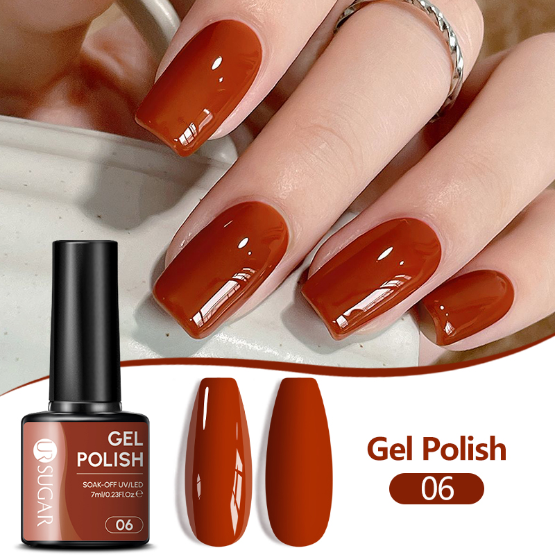 UR SUGAR 1/6pcs Pumpkin Orange - Nail Art Orange ulasan dan harga