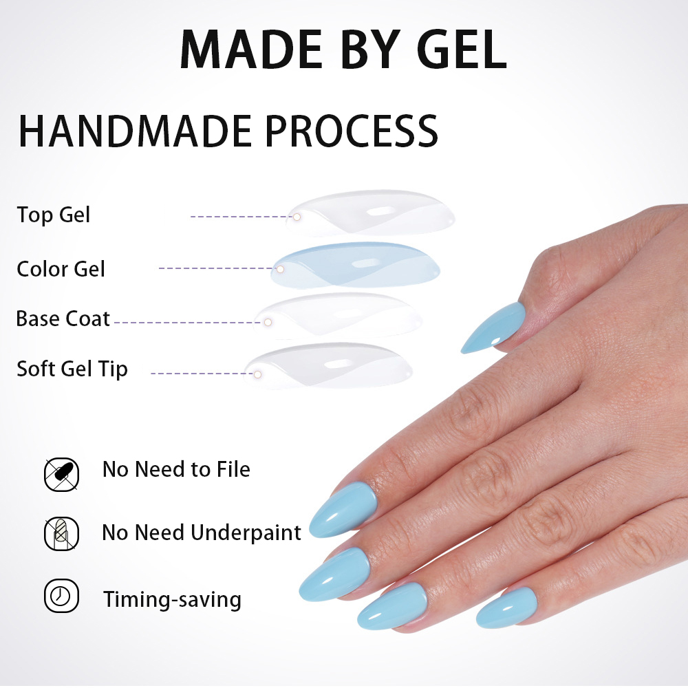 VITAGWX 32pcs Press on Nails A - Nail Art Press On ulasan dan harga