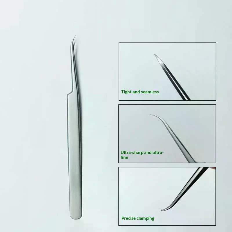 Stainless Steel Eyebrow False  - Nail Art Ombre ulasan dan harga