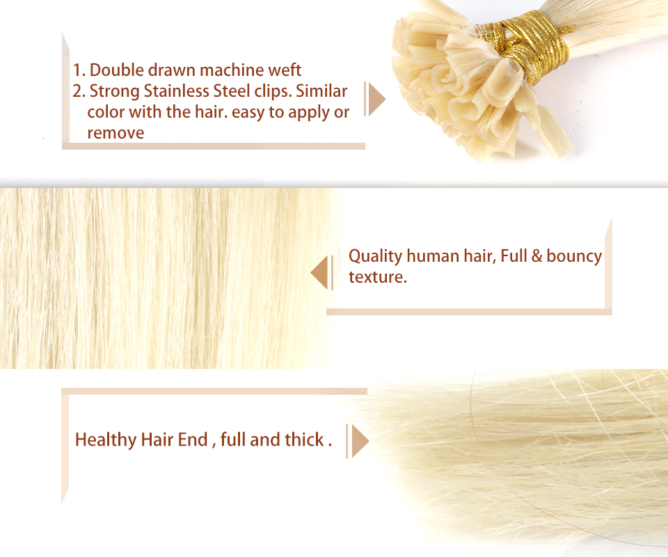 Straight Nail UTip Hair Extens - Nail Art Ombre ulasan dan harga