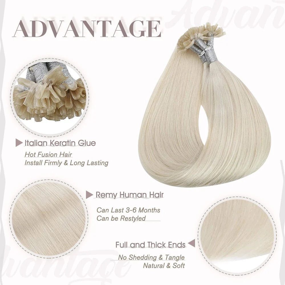 Full Shine Hot Fusion Hair Ext - Nail Art Ombre ulasan dan harga