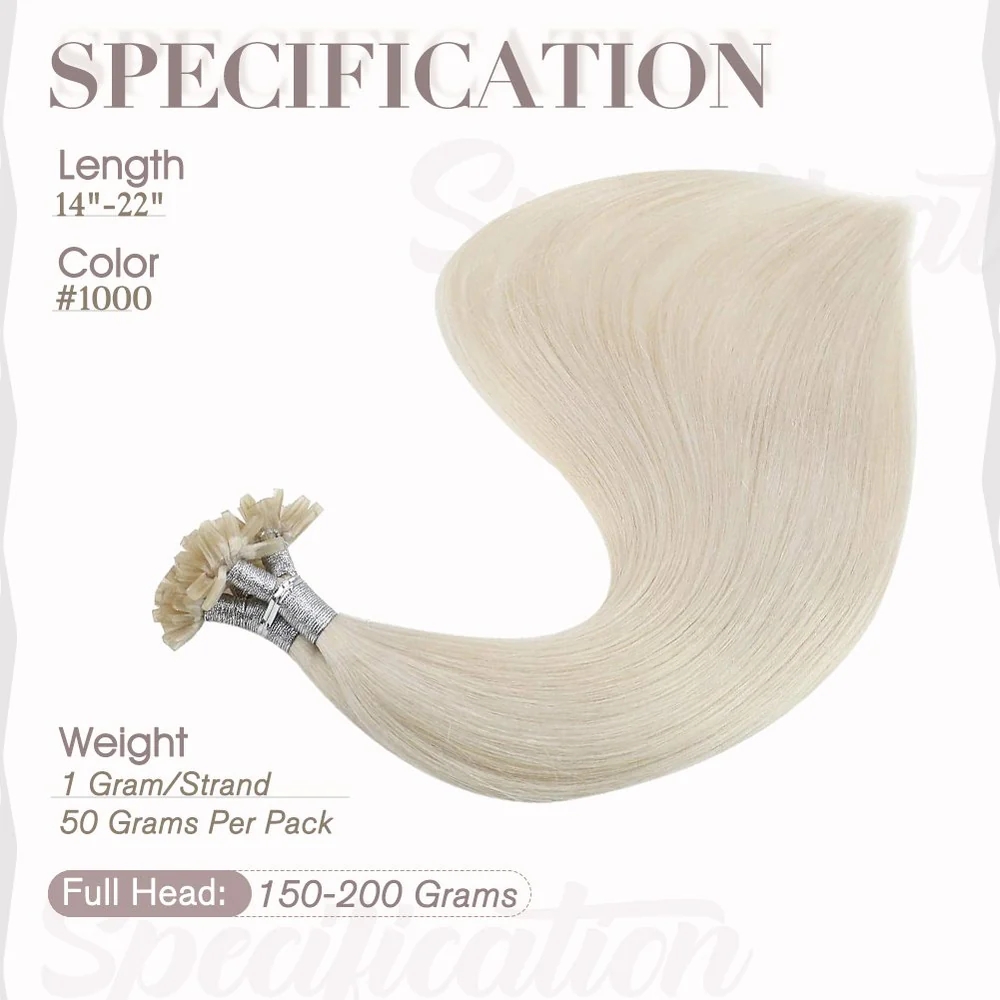 Full Shine Hot Fusion Hair Ext - Nail Art Ombre ulasan dan harga