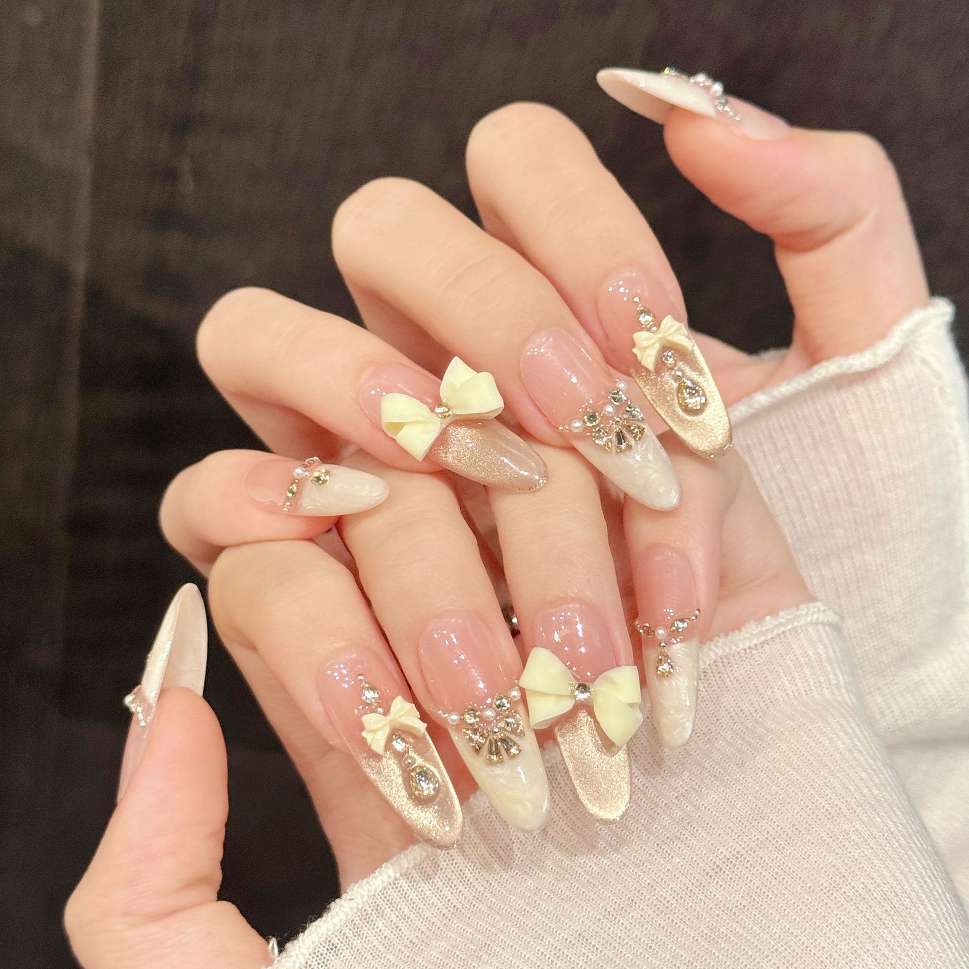 10pcs Handmade Press On Nails  - Nail Art Press On ulasan dan harga
