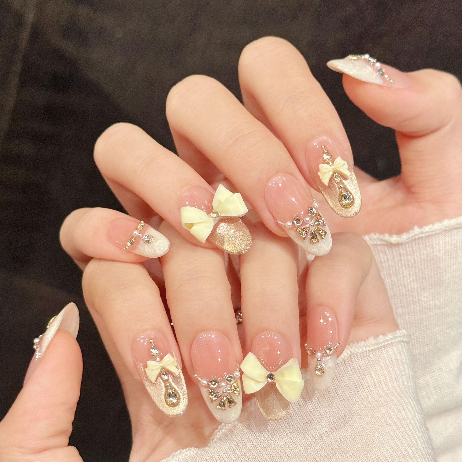 10pcs Handmade Press On Nails  - Nail Art Press On ulasan dan harga
