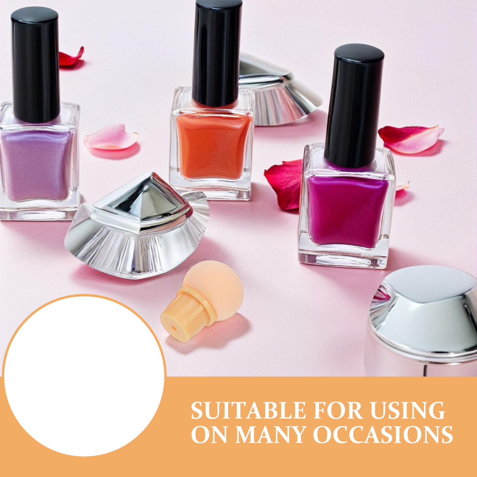 50Pcs Ombre Nail Sponge Replac - Nail Art Ombre ulasan dan harga