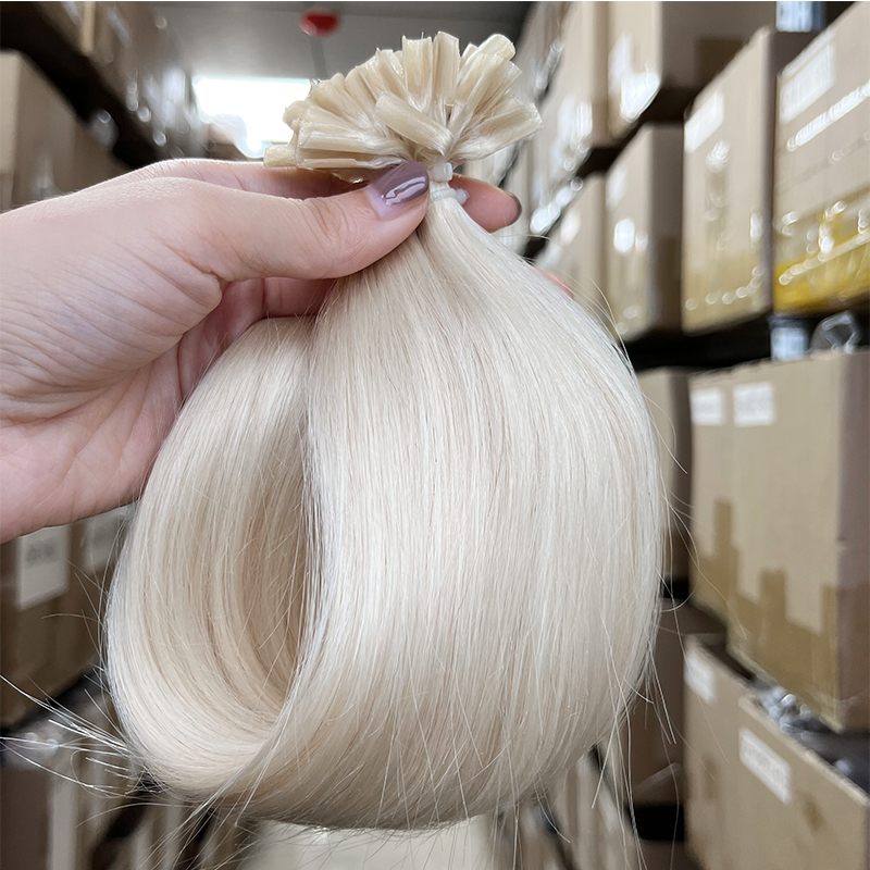 U Tip Hair Extensions White Bl - Nail Art Ombre ulasan dan harga