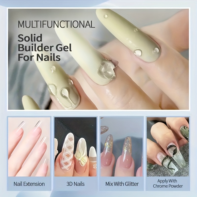 100g Clear Non-Stick Hand Exte - Nail Art Ombre ulasan dan harga