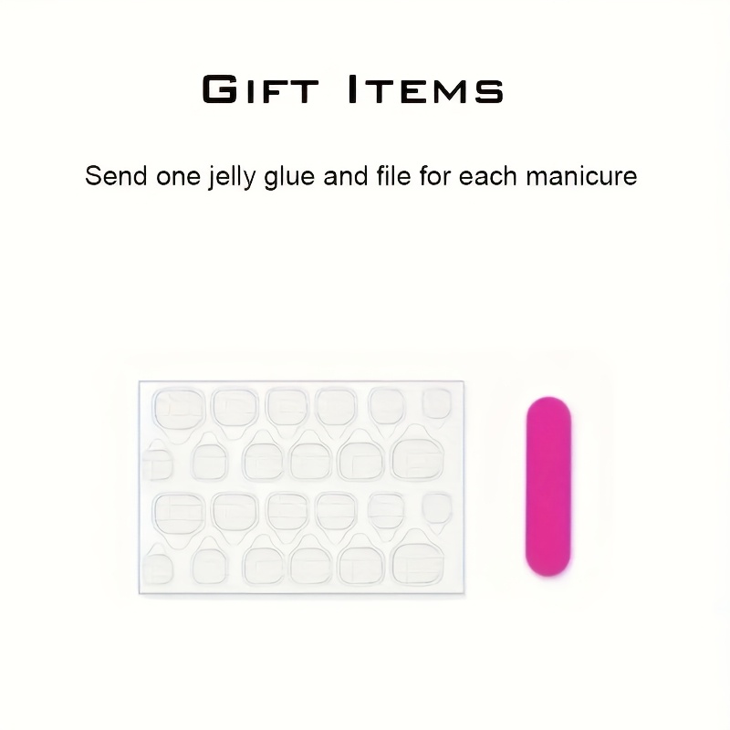 Almond 10Pcs Press On Nails, P - Nail Art Pink ulasan dan harga