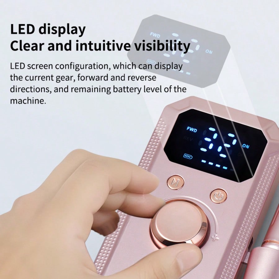 20,000RPM Rechargeable Electri - Nail Drill Machine ulasan dan harga