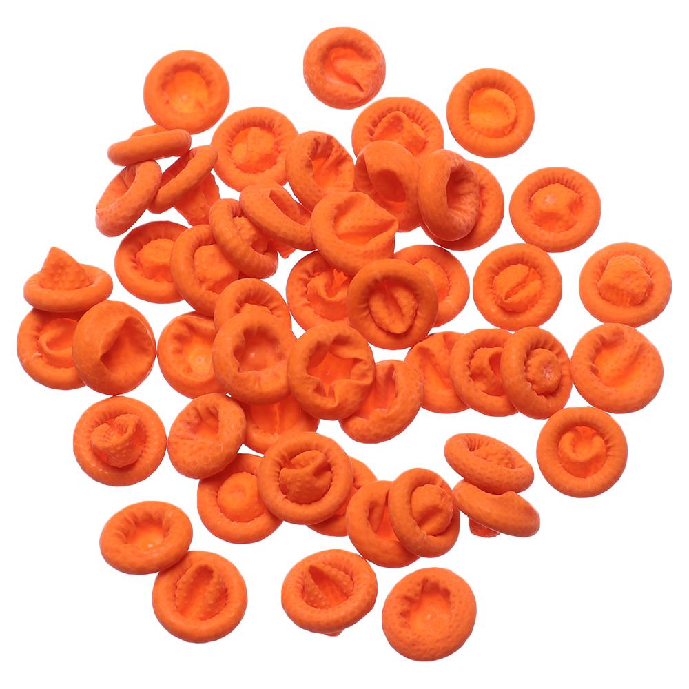 100PCS Reusable Fingertip Prot - Nail Art Orange ulasan dan harga