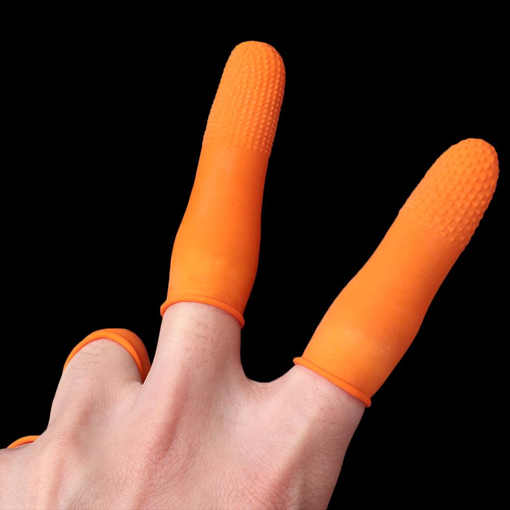100PCS Reusable Fingertip Prot - Nail Art Orange ulasan dan harga