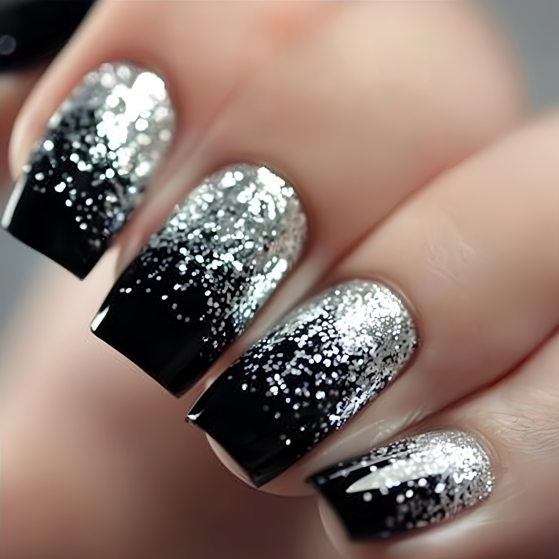Short Medium fake nails Gradie - Nail Art Press On ulasan dan harga