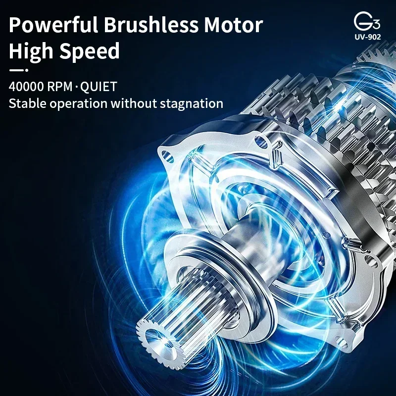 oxxi UV G3 40000 rpm Brushless - Nail Drill Machine ulasan dan harga
