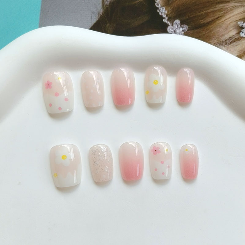 10Pcs Rainbow Bubble Gum Sweet - Nail Art Ombre ulasan dan harga